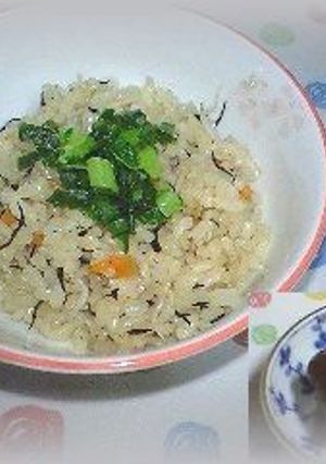 ふろふき大根の日はじゃこと炊き込みご飯-レシピのメイン写真