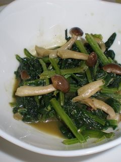 ほうれん草の昆布茶いため-レシピのメイン写真