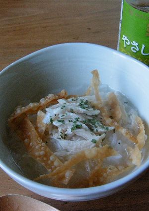 やさしいお酢でさっぱり中華粥-レシピのメイン写真