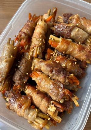 野菜の肉巻き　豚バラ肉🐷-レシピのメイン写真