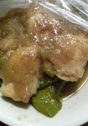 鶏肉とバナナピーマンのおろし煮-レシピのメイン写真