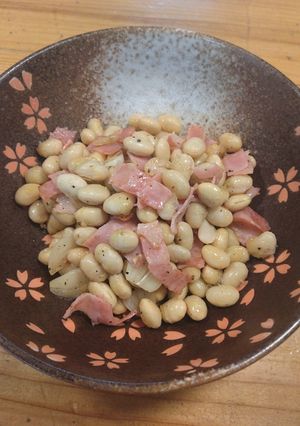 豆とベーコンのカレー炒め-レシピのメイン写真
