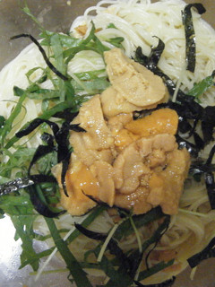 ぜいたく、ウニの冷製パスタ-レシピのメイン写真