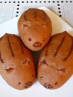 うり坊のチョコパン-レシピのメイン写真