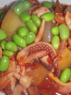 S炊飯器料理(烏賊のトマト煮)-レシピのメイン写真