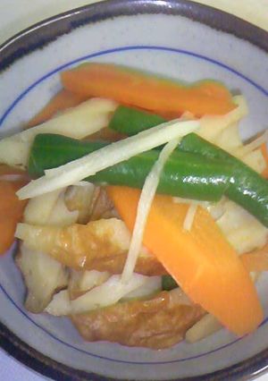 ちくわとニンジンのmy しょうが煮-レシピのメイン写真