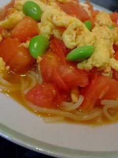 トマトと卵の冷やし中華-レシピのメイン写真