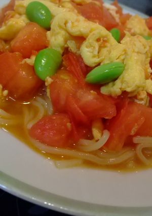 トマトと卵の冷やし中華-レシピのメイン写真