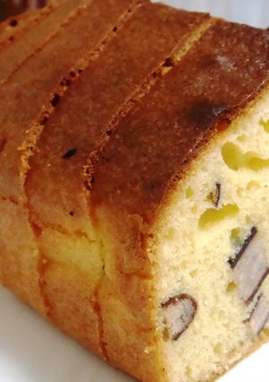 ケーキミックスで作る花豆パウンドケーキ-レシピのメイン写真