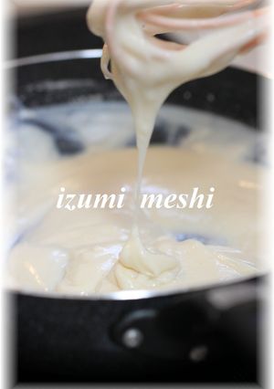 米粉で作るホワイトソース✿ちょい固め-レシピのメイン写真