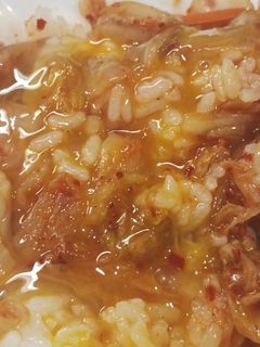 意外とイケる♥キムチ&卵かけご飯-レシピのメイン写真