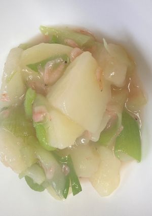 じゃがいも、長ネギ、干しエビのほっこり煮-レシピのメイン写真