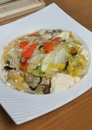 豆腐と残り野菜、大塚マイサイズで味つけ-レシピのメイン写真