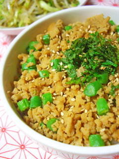 高野豆腐のそぼろ丼-レシピのメイン写真