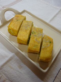 *しらす・ねぎ入り卵焼き*-レシピのメイン写真