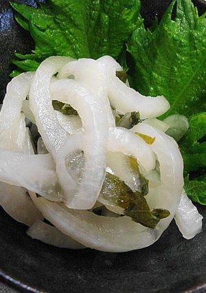 青じそ＆玉ねぎのサワー漬け*アレンジも-レシピのメイン写真