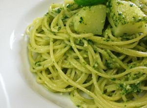 ジャガイモ入りジェノベーゼパスタ-レシピのメイン写真