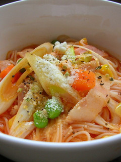 朝のベジスープ素麺-レシピのメイン写真