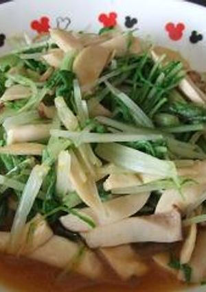 水菜とエリンギの辛し和え-レシピのメイン写真