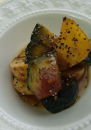 かぼちゃとじゃがいものバター煮-レシピのメイン写真