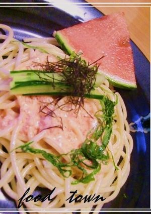 濃厚♡辛子明太子風クリームソース♡...from すいか-レシピのメイン写真