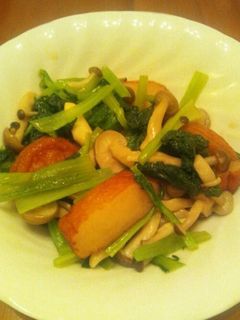 簡単!小松菜のさっと炒め煮-レシピのメイン写真
