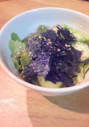 ◆グリーン野菜の海苔和風サラダ◆-レシピのメイン写真