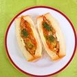 【栄養士の卵考案】野菜たっぷりサバサンド