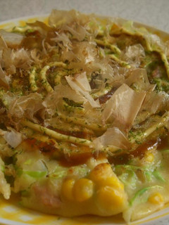 ツナとコーンのお好み焼き~チーズ入り♪-レシピのメイン写真