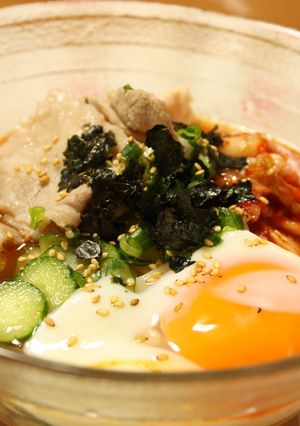 冷やしキムチうどん☆-レシピのメイン写真