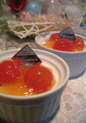 夏の美味しいデザート♬ トマト杏仁♬-レシピのメイン写真