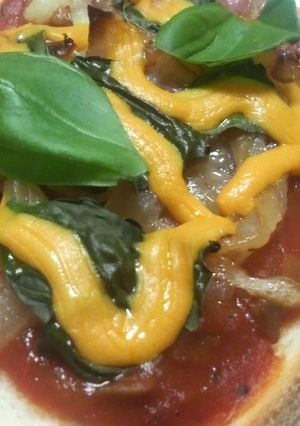 生のバジルはスゴい！イタリアントースト☆-レシピのメイン写真