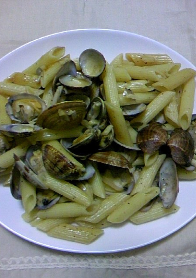 あさりとシメジの酒蒸しパスタ-レシピのメイン写真