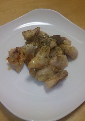 お弁当におすすめ☆鶏の梅マヨ炒め-レシピのメイン写真