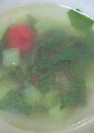 青梗菜とミニトマトの中華スープ-レシピのメイン写真