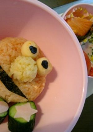 キャラ弁＊簡単エルモ弁当☆パートⅠ-レシピのメイン写真