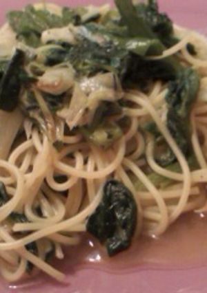 ほうれん草の和風パスタ-レシピのメイン写真