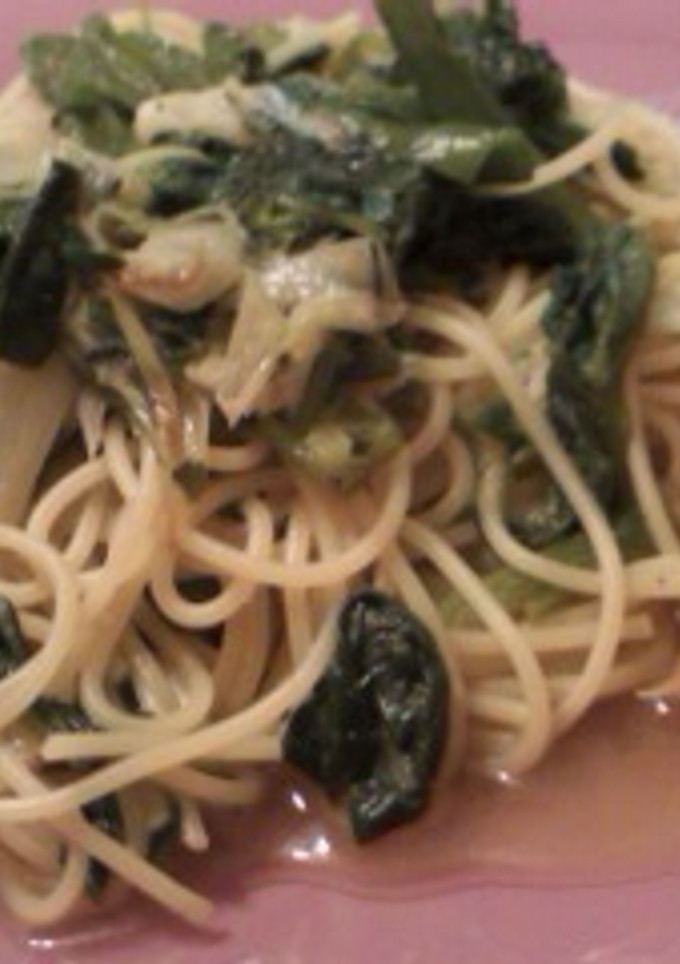 ほうれん草の和風パスタ-レシピのメイン写真