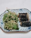れんこんと鶏ミンチのしそはさみ揚げ