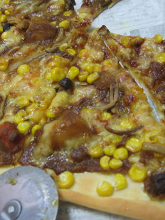 カレーピザ。。。カレー残りで-レシピのメイン写真