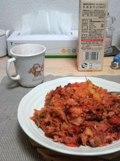 ひとりぐらしのビビンバ風チャーハン-レシピのメイン写真