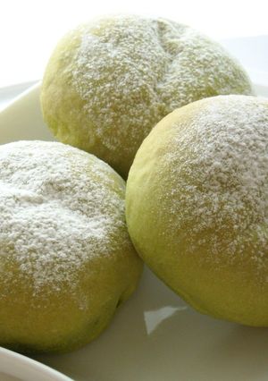 もちもち抹茶パン　ホワイトチョコ＆きなこ-レシピのメイン写真