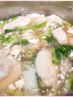 水餃子と白菜の春雨スープ-レシピのメイン写真