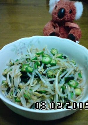 もやしとおくらのおひたし-レシピのメイン写真