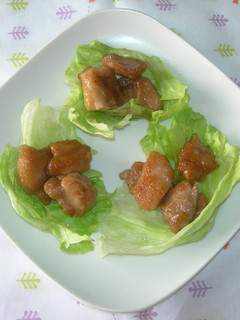 ✾鶏もも肉の照り焼き☆レタス包み✾-レシピのメイン写真