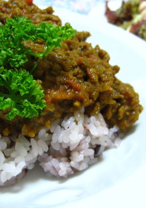 トマト缶で作る♪カフェ風「ドライカレー」-レシピのメイン写真