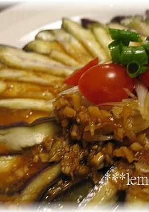 レンジで簡単ナスの冷たいサラダ-レシピのメイン写真