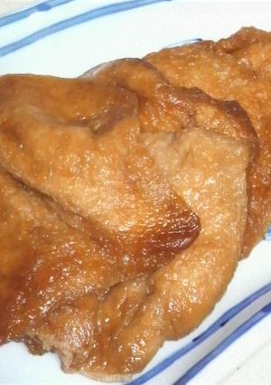 いなり寿司のあげの味付け~同量で簡単~-レシピのメイン写真