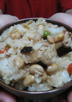 豚肉と豆の混ぜご飯-レシピのメイン写真