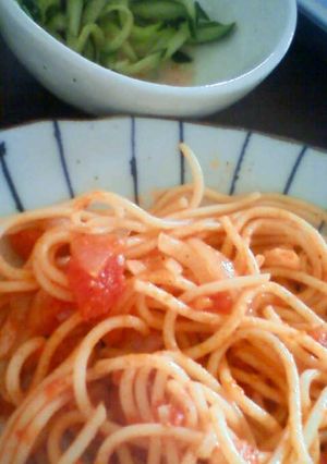 簡単♪トマトパスタ-レシピのメイン写真